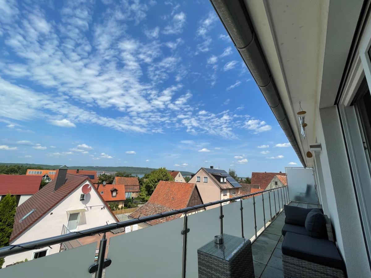 Ferienwohnung Seeblick 普莱因费尔德 外观 照片