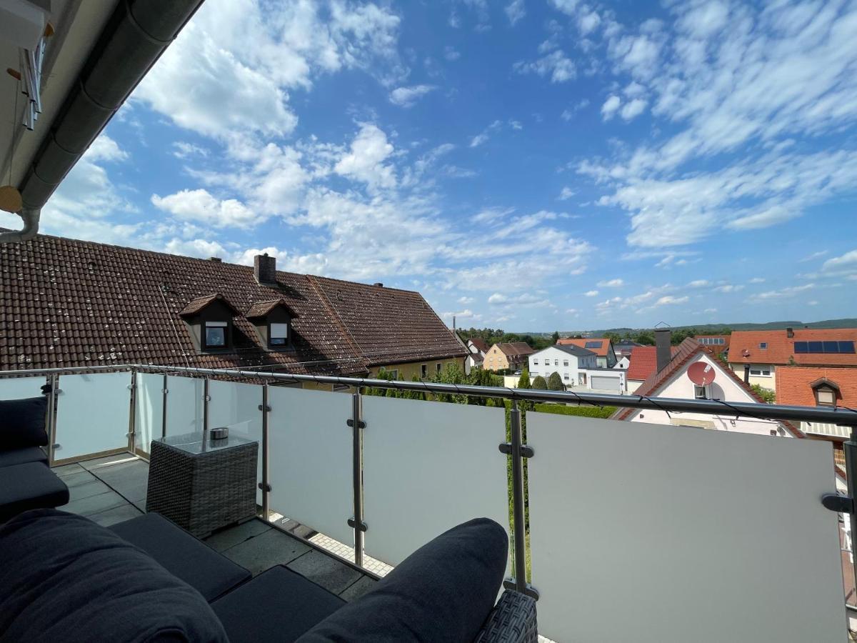 Ferienwohnung Seeblick 普莱因费尔德 外观 照片